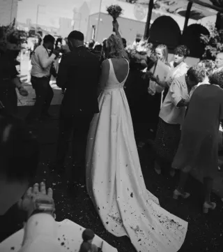 Vestido de Novia Rosa Clará Blanco