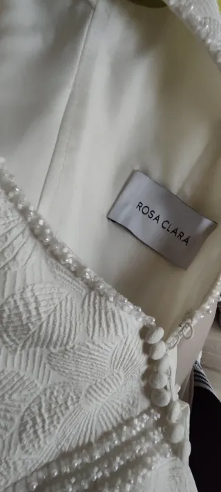 Vestido de Novia Rosa Clará Blanco