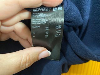 Uniqlo HEATTECH Extracálido Camiseta Térmica Azul