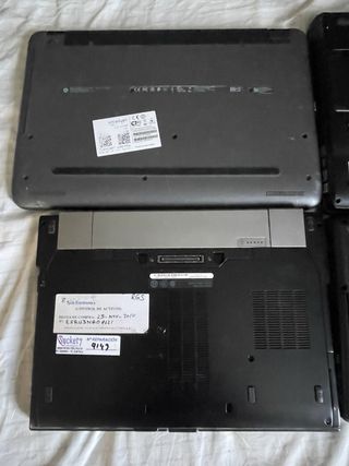Lote 6 Portátiles Dell, HP, Toshiba