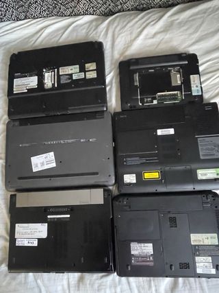 Lote 6 Portátiles Dell, HP, Toshiba