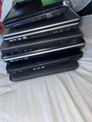 Lote 6 Portátiles Dell, HP, Toshiba