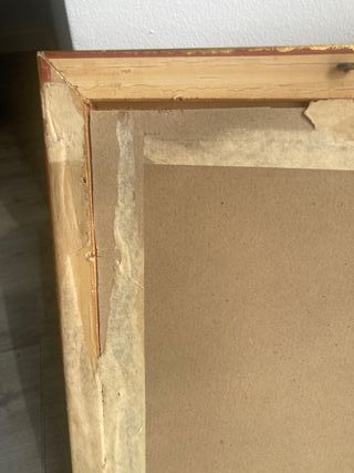 Cornice in legno dorata