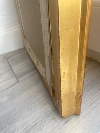 Cornice in legno dorata