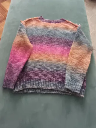 Jersey de lana multicolor