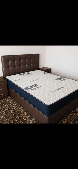 Cama canapé y cabecero 135x190 con envio incluido
