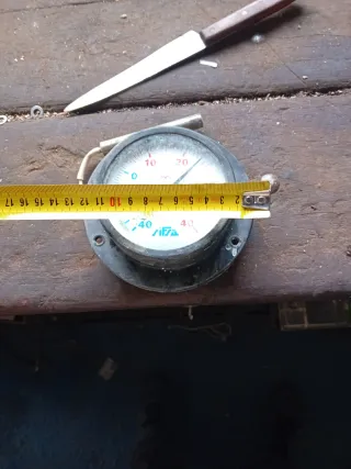 Termómetro circular con sonda