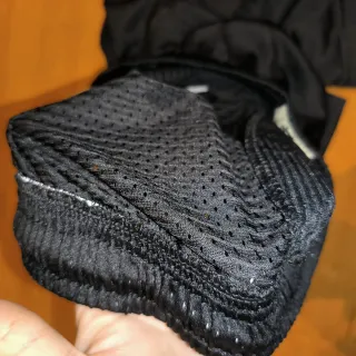 Pantalones cortos negros con rayo