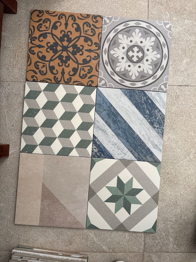 32 Baldosas Decorativas 25x25 cm