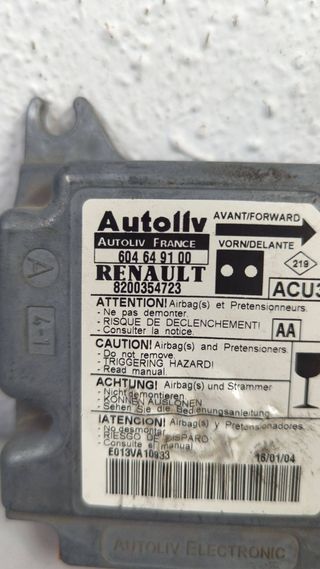CENTRALITA AIRBAG Renault Kangoo I (F/KC0)(1997->)