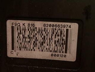 57472 motor completo f9qk816 renault megane ii 1.9