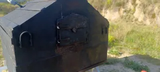 Horno Leña Profesional Móvil Doble Cámara