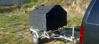 Horno Leña Profesional Móvil Doble Cámara