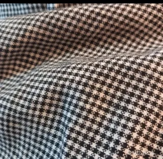 ZARA.Pantalón de vestirmujer gris y blanco