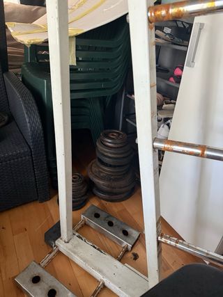 Banco de pesas completo