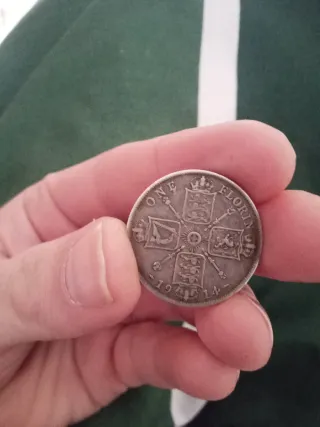 Moneda antigua plata 1966 Moneda antiguaFlorin1914