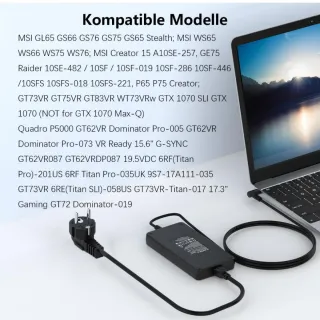 Cargador Portátil MSI 230W