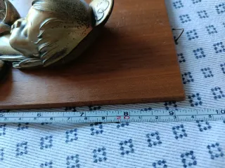 Quadretto angelo oro su legno