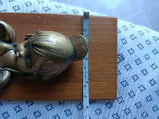 Quadretto angelo oro su legno