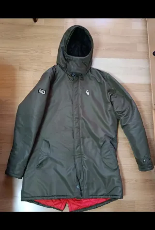Parka verde, marca 198