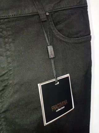 Jeans Fracomina n.46 neri con ciondolo