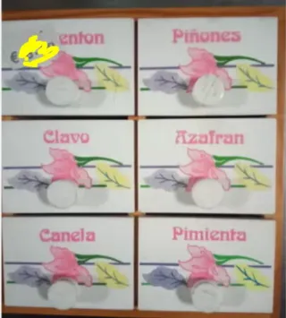 Especiero de cocina 6 cajones