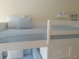 Cama tipo litera tren de 2 camas + 1 nido