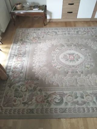 Alfombra Lana Beige 3m x 2.50m