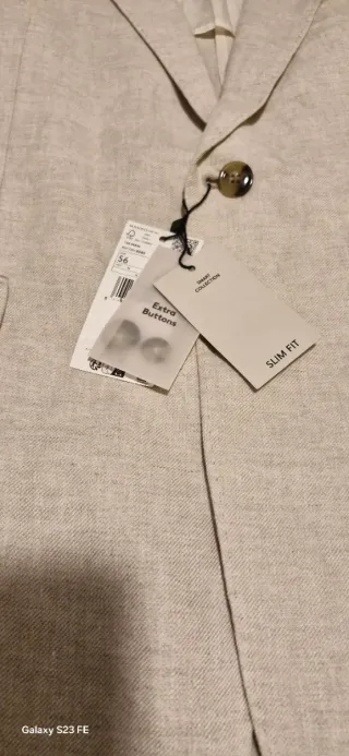 Americana Lino MNG Talla M Sin Estrenar