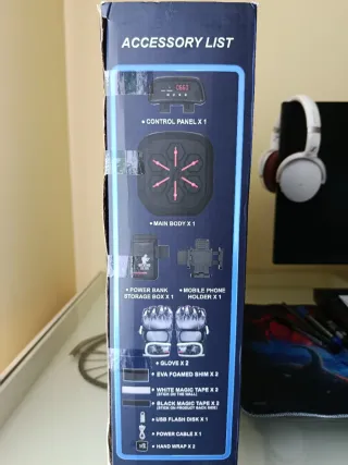 Máquina de Boxeo BLD musical con guantes