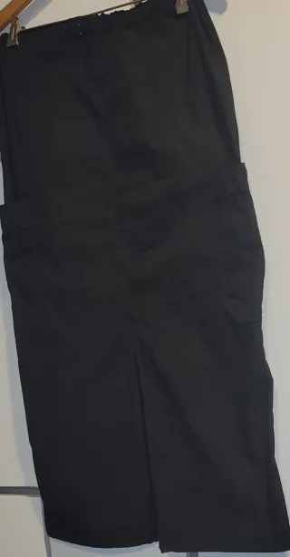 Falda larga negra Talla S