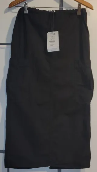 Falda larga negra Talla S