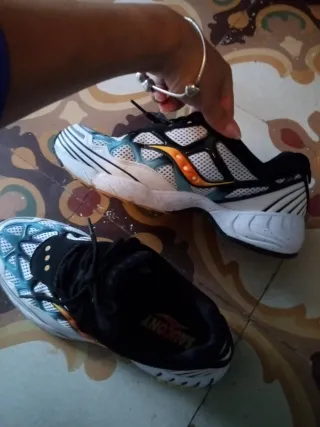 Saucony Scarpe da Ginnastica Blu e Bianche