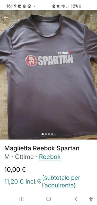 Maglietta Reebok Spartan Race M