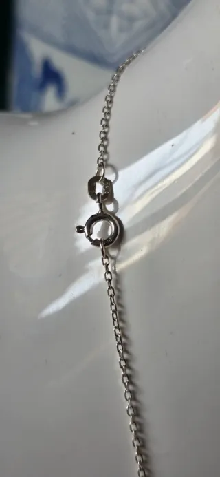 Gargantilla de plata y fruta onix