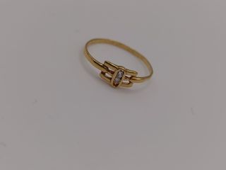 Anillo Oro 18k 0,74gr Diamante