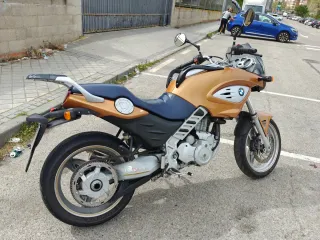 BMW F650CS Scarver Moto Marrón/Naranja