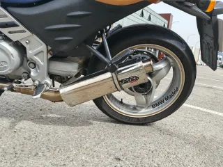 BMW F650CS Scarver Moto Marrón/Naranja