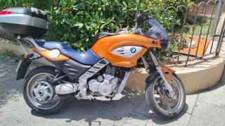 BMW F650CS Scarver Moto Marrón/Naranja
