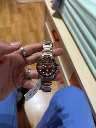 Reloj Emporio Armani Marrón y Dorado