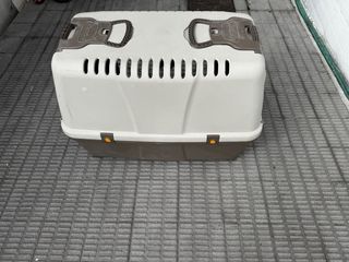Transportín Perro Mediano-Grande Beige/Gris
