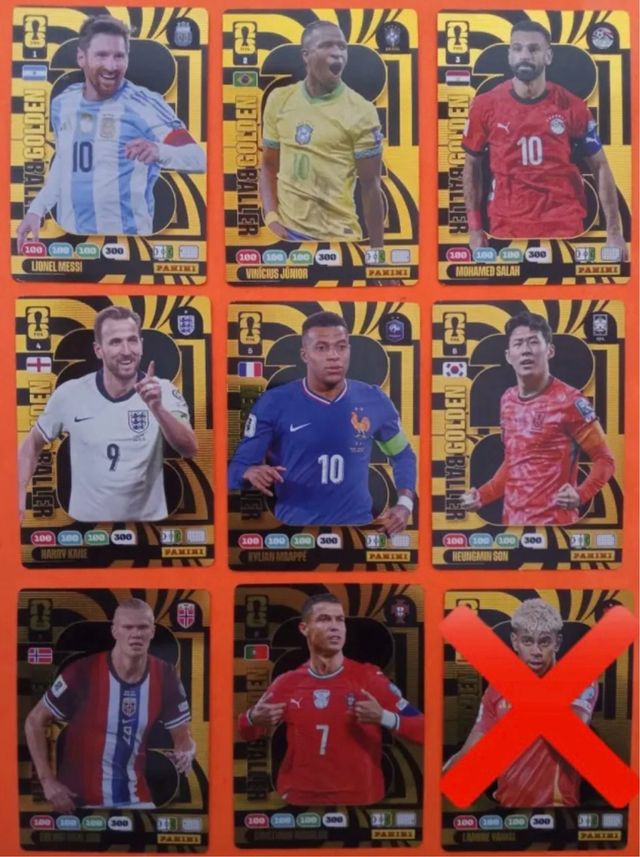 ESCOGE TU GOLDEN BALLER FIFA WORLD CUP 26 MUNDIAL