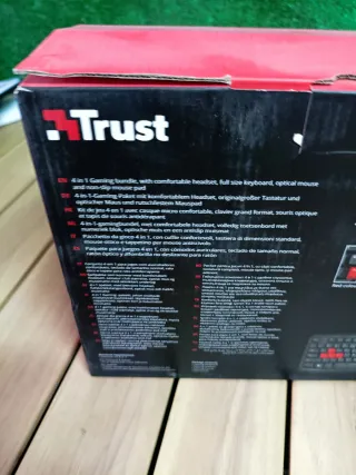 Trust Ziva Pack Gaming 4 en 1 Teclado, Ratón y más