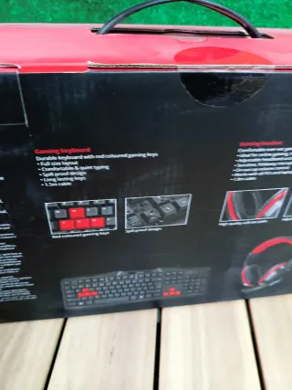 Trust Ziva Pack Gaming 4 en 1 Teclado, Ratón y más