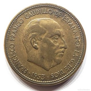 2,5 Pesetas 1953 Francisco Franco
