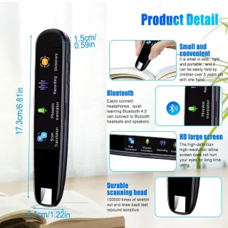 Bolígrafo Traductor Escáner Inteligente