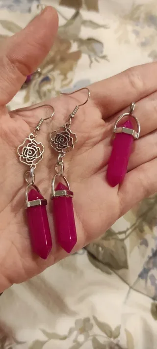 Parure fucsia