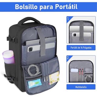 Taygeer Mochila Viaje Cabina Avion 40x30x20