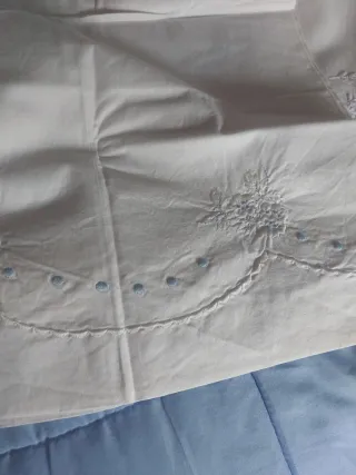 Juego Sábanas Algodón Bordadas