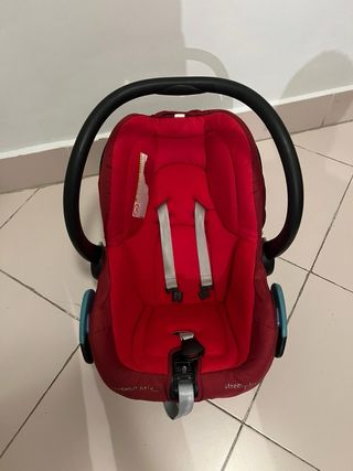 Carrito de bebé 3 en 1 rojo